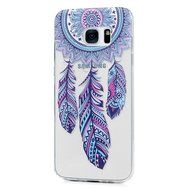 Badalink Galaxy S7 Edge Case Clear Soft TPU Rubber Skin Bumper Case Shockproof Flexible Easy Grip Colorful Painting... N22