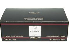 DAMMANN FRERES Breakfast Black Tea, 24 Cristal Teabags