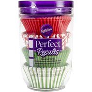 Wilton 415-2370 100 Count Perfect Results Christmas Baking Cup Storage N2