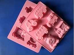 Creativemoldstore 1pcs 6 Style Small Car (HY1-204) Silicone Cake/Jelly/Pudding Baking Pan DIY Mold N2