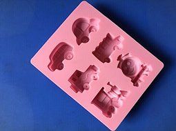 Creativemoldstore 1pcs 6 Style Small Car (HY1-204) Silicone Cake/Jelly/Pudding Baking Pan DIY Mold N3