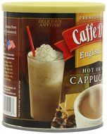 Caffe D'Vita English Toffee Cappuccino Mix, 16-Ounce Canisters (Pack of 6) N8