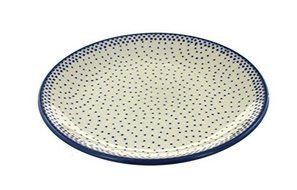 Polish Pottery Small Dots Dessert Plate