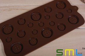 Lvxuan Silicone Fastener Chocolate Molds Jelly Ice Molds Cake Mould Bakeware N2