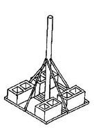 Ambient Weather EZ-NPP Tripod and Mast Assembly with Platform N2