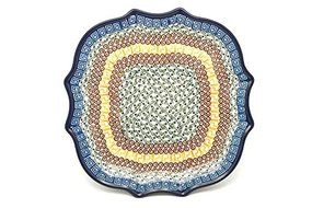 Polish Pottery Tray - Serpentine Edge - Autumn