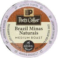 Peet's Coffee Brazil Minas Naturais Blend Single Cup Coffee for Keurig K-Cup Brewers 40 count