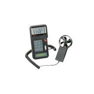 Dwyer Model VT-200 Digital Vane Thermo-Anemometer, 0.3-45 m/s Velocity, CFM (ft&sup3;/min) and CMM Air Volume, 0 to...