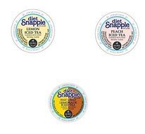 30 Count - Variety Snapple Diet Iced Tea K-Cups for Keurig K Cup Brewers and 2.0 Brewers - (3 Flavors, 10 K Cups... N2
