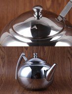 LIUNA High Quality Fashion Durable 1.5L Stainless Steel Teapot Coffee Cold Water Pot Kettle With Strainer Home... N3