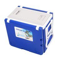 Giantex Multi Function Rolling Cooler with Table and 2 Chairs Picnic Camping Outdoor
