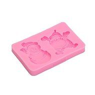 &quot;dipshop Christmas Santa Claus Snowman Silicone Mold Fondant Cake Mould&quot; shopping N2