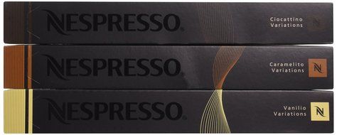 Nespresso OriginalLine: Vanilio,Ciocattino, Caramelito, 30 Count