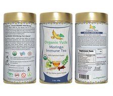Organic Moringa Ginger Tea (Loose Leaf Tea). USDA Certified Organic. Rich in Antioxidants and Daily Needed Essential... N4