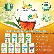 Organic Moringa Ginger Tea (Loose Leaf Tea). USDA Certified Organic. Rich in Antioxidants and Daily Needed Essential... N7