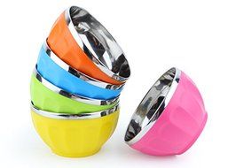 Bumud 5 Pack Kids Break-resistant Stainless Steel Bowl N2