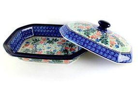 Polish Pottery Irena Medium Covered Baking Dish