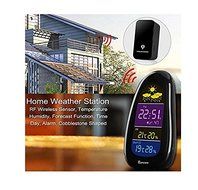 Camonity Cobblestone Shaped Forecast RF Remote Wireless Weather Station In/outdoor Hygrometer Temperature Meter... N2