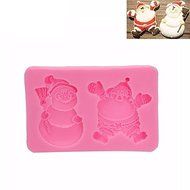 &quot;dipshop Christmas Santa Claus Snowman Silicone Mold Fondant Cake Mould&quot; shopping N3