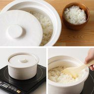 Ambai Clay Donabe(IH Response) Casserole Pot Makoto Koizumi Design N2