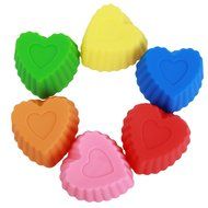 Leegoal (TM) 6 Cavity Snowflake Silicone Non Stick Cake Bread Mold Chocolate Jelly Candy Baking Mould N13