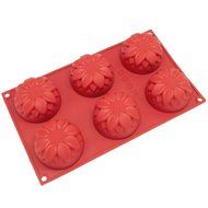 Leegoal (TM) 6 Cavity Snowflake Silicone Non Stick Cake Bread Mold Chocolate Jelly Candy Baking Mould N15