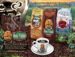 2LB Cafe Don Pablo Gourmet Coffee Signature Blend - Medium-Dark Roast Coffee - Whole Bean Coffee - 2 Pound ( 2... N3