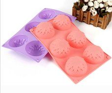 Leegoal (TM) 6 Cavity Snowflake Silicone Non Stick Cake Bread Mold Chocolate Jelly Candy Baking Mould N16