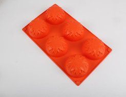 Leegoal (TM) 6 Cavity Snowflake Silicone Non Stick Cake Bread Mold Chocolate Jelly Candy Baking Mould N17