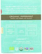 Organic Peppermint Herbal Tea, 15 Count (Pack of 6) N2