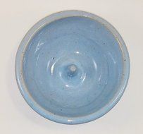 Aunt Chris&#039; Pottery - Hand Made Clay - Individual Apple Baking and Serving Dish - With Molden-In - Fast Baking... N21