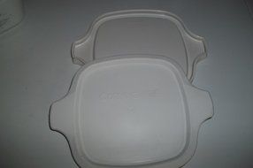 2 Corning Ware P-43-B Country Cornflower with Airtight Plastic Lid N3