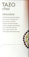 Tazo Chai Tea Chocolate -- 20 Tea Bags N3