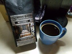 Whiskey Coffee - Specialty Coffee aged in Whiskey Barrels - Home Brew Coffee Company Gourmet Coffee - 1 Pound N2