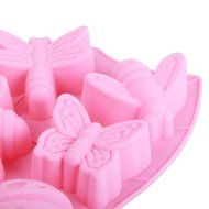 Leegoal (TM) 6 Cavity Snowflake Silicone Non Stick Cake Bread Mold Chocolate Jelly Candy Baking Mould N28
