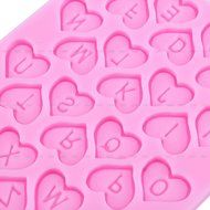Yosoo Letter Flag Bunting Silicone Fondant Mold Cake Decorating Chocolate Mould Baking N4