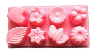 Leegoal (TM) 6 Cavity Snowflake Silicone Non Stick Cake Bread Mold Chocolate Jelly Candy Baking Mould N35