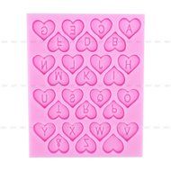 Yosoo Letter Flag Bunting Silicone Fondant Mold Cake Decorating Chocolate Mould Baking N5