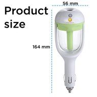 Portable 2-in-1 Mini Ultrasonic Car Air Humidifier Air Purifier and Aroma Diffuser Essential Oil Diffuser for... N3
