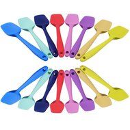 BleuMoo Silicone Spoon Utensil Heat Resistant Non-Scratch Spatula Cooking Baking Tools N5