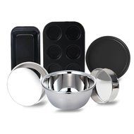 Lavinrose Set of 6 - Get Goods Easy Baking Non Stick Oven Tray Sets N2