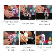[4 in 1] Car Air Humidifier with USB Changer Port, Aromatherapy Essential Oil Aroma Diffuser, Air Purify, Car...