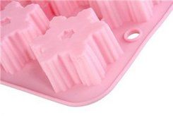 Leegoal (TM) 6 Cavity Snowflake Silicone Non Stick Cake Bread Mold Chocolate Jelly Candy Baking Mould N36