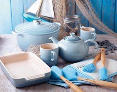 Le Creuset Coastal Blue Rectangular Dish 18cm N2