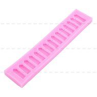 Yosoo Letter Flag Bunting Silicone Fondant Mold Cake Decorating Chocolate Mould Baking N16