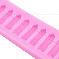 Yosoo Letter Flag Bunting Silicone Fondant Mold Cake Decorating Chocolate Mould Baking N17
