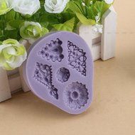 Yosoo Letter Flag Bunting Silicone Fondant Mold Cake Decorating Chocolate Mould Baking N19