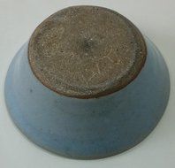 Aunt Chris&#039; Pottery - Hand Made Clay - Individual Apple Baking and Serving Dish - With Molden-In - Fast Baking... N24