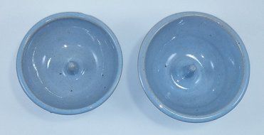 Aunt Chris&#039; Pottery - Hand Made Clay - Individual Apple Baking and Serving Dish - With Molden-In - Fast Baking... N25