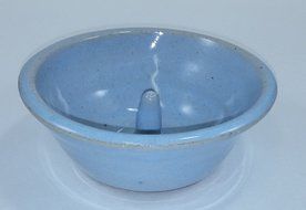 Aunt Chris&#039; Pottery - Hand Made Clay - Individual Apple Baking and Serving Dish - With Molden-In - Fast Baking... N26